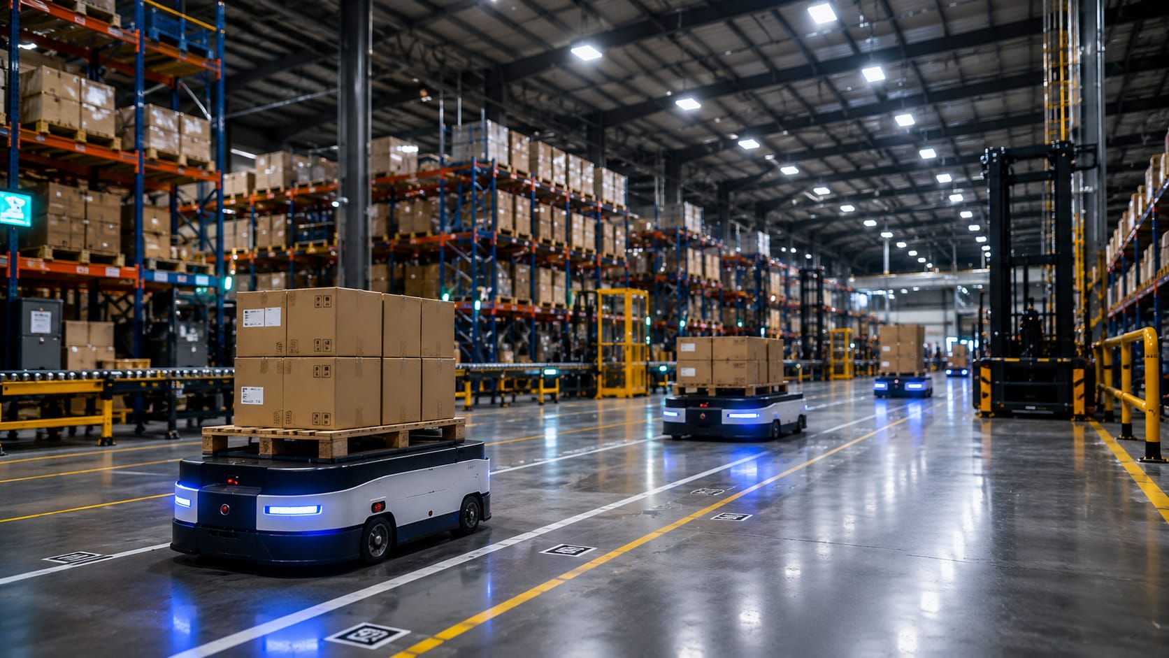 Automazione industriale AMR AGV robotica